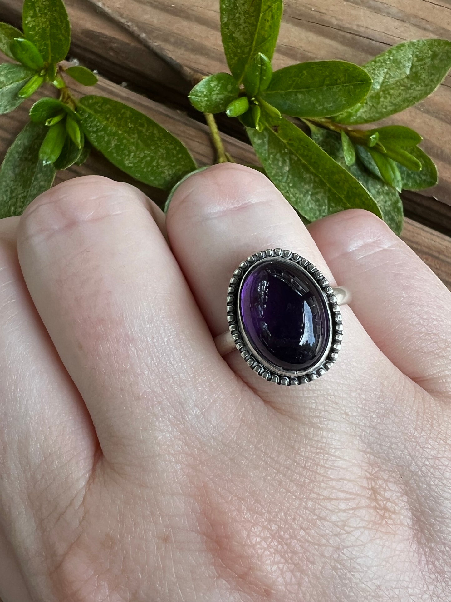 Sterling Silver and Amethyst Ring