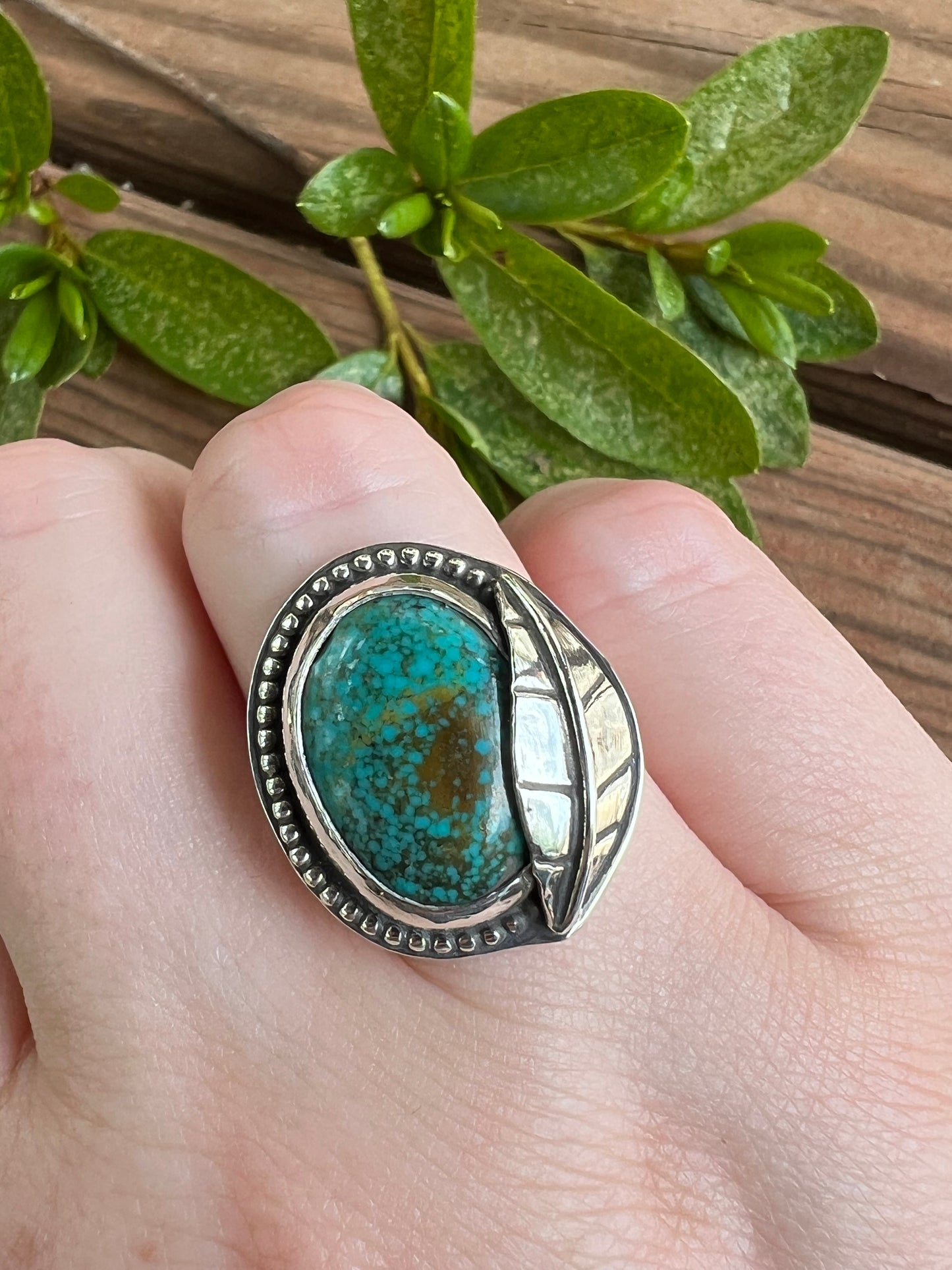 Sterling Silver and Turquoise Ring