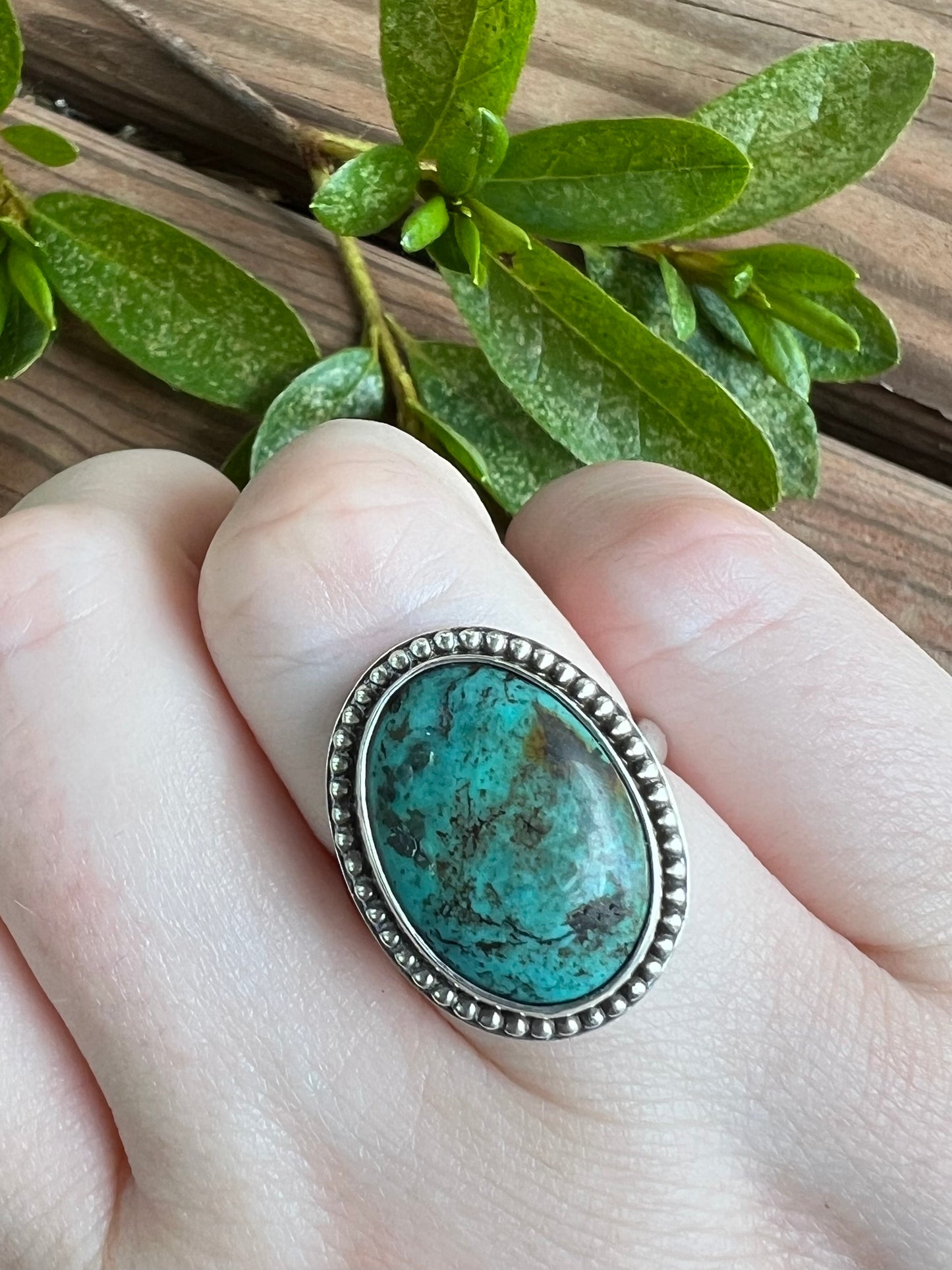 Sterling Silver and Turquoise Ring