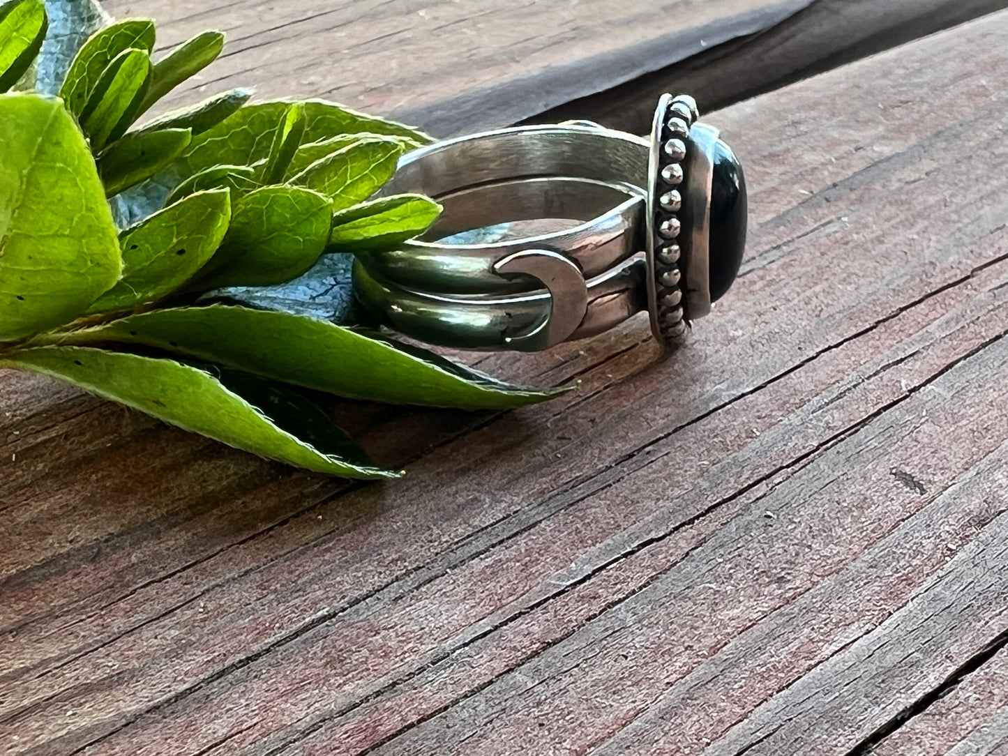 Sterling Silver and Black Onyx Ring