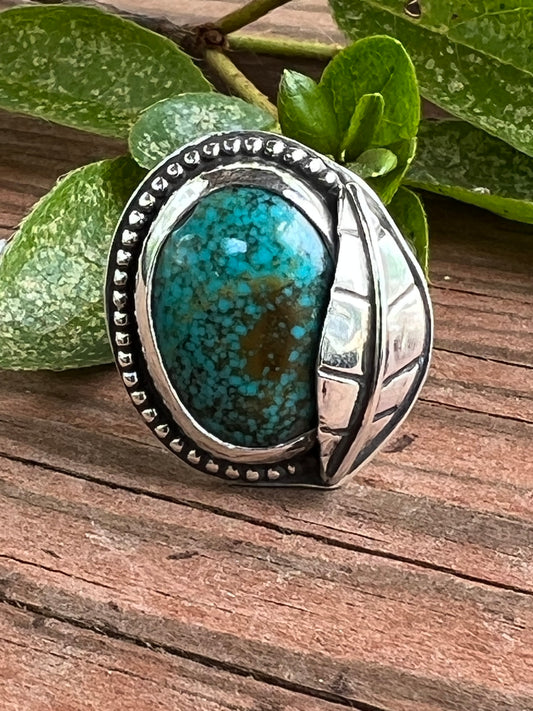 Sterling Silver and Turquoise Ring