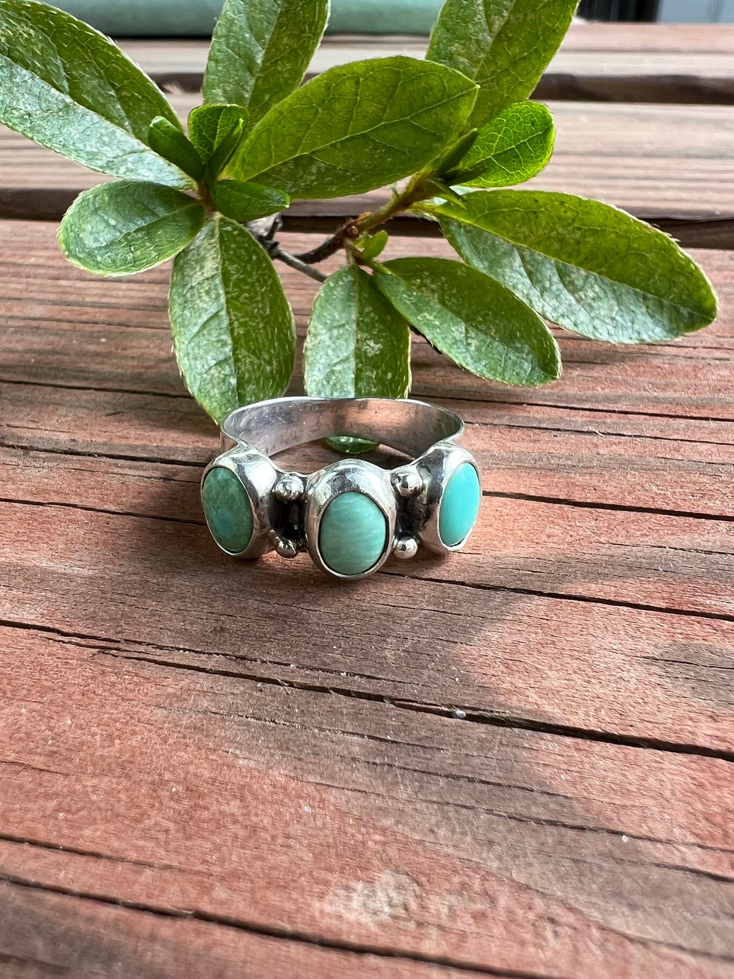 Sterling Silver and Turquoise Ring