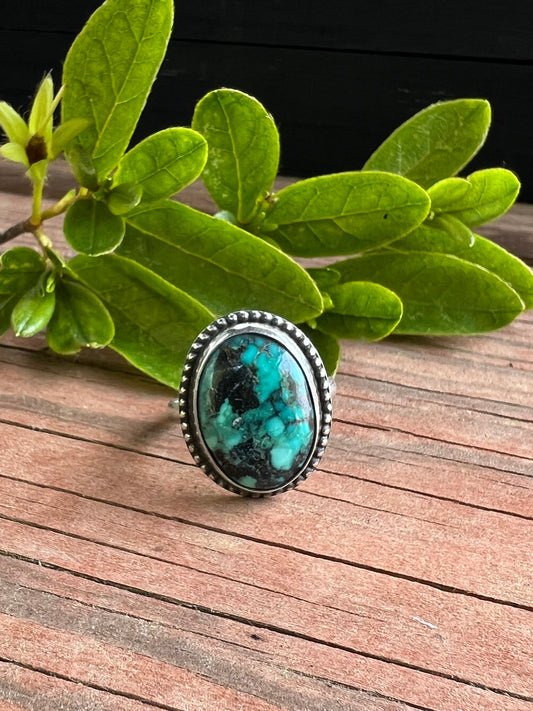 Sterling Silver and Turquoise Ring