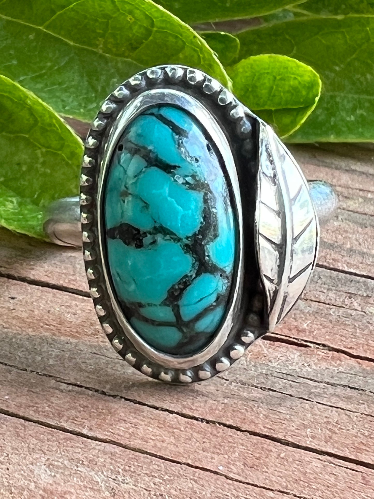 Sterling Silver and Turquoise Ring