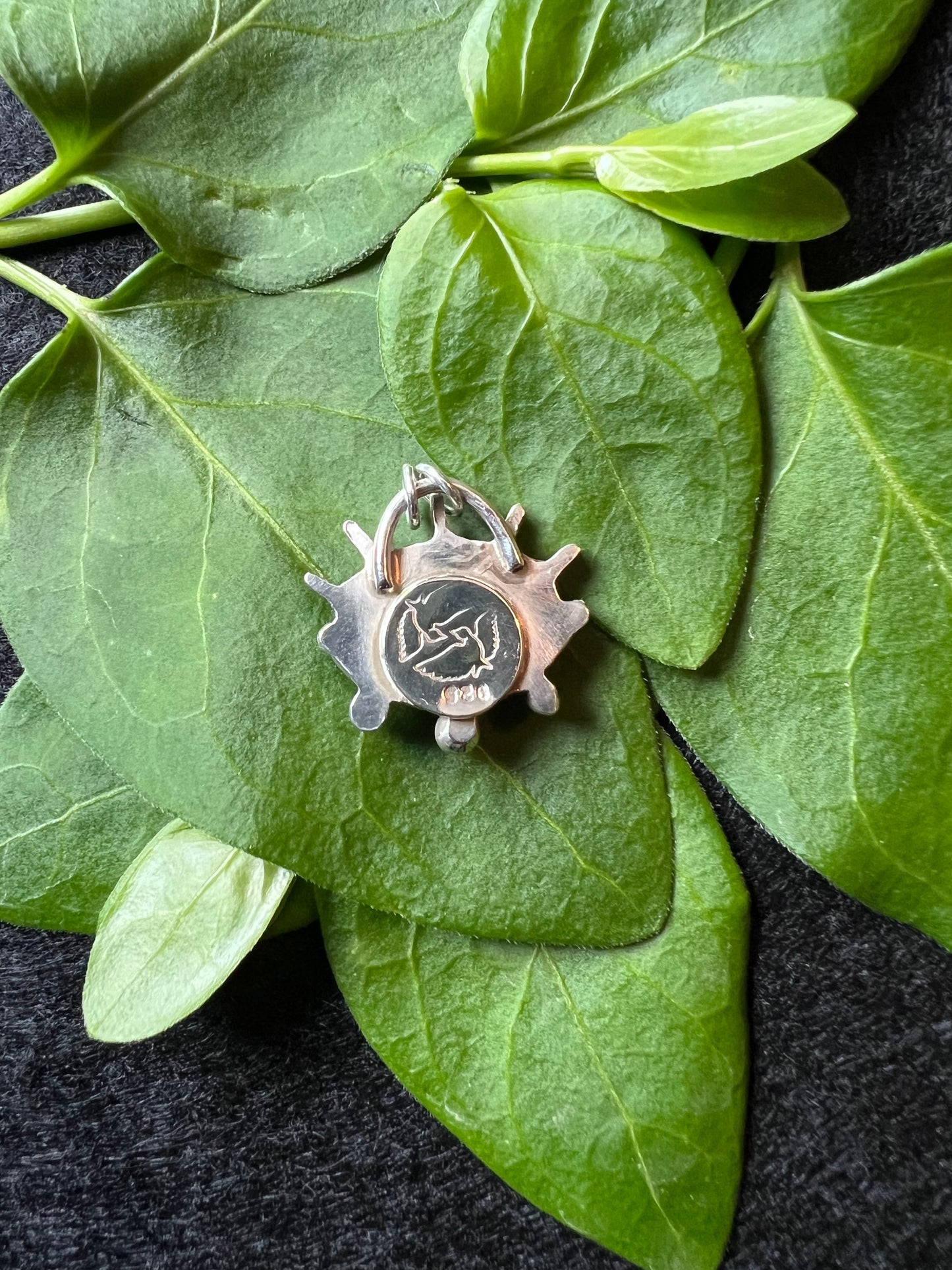 Sterling Silver and Black Onyx Evil Eye Pendant