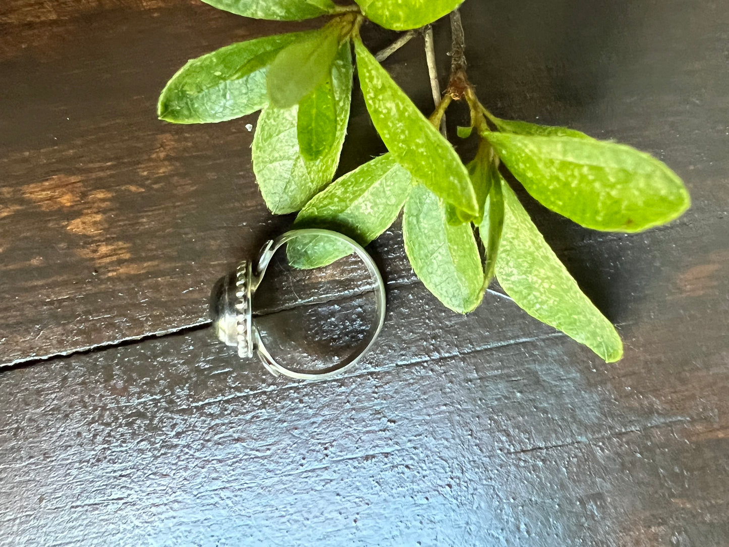 Sterling Silver and Pyrite Ring