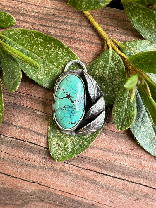 Sterling Silver and Turquiose Pendant