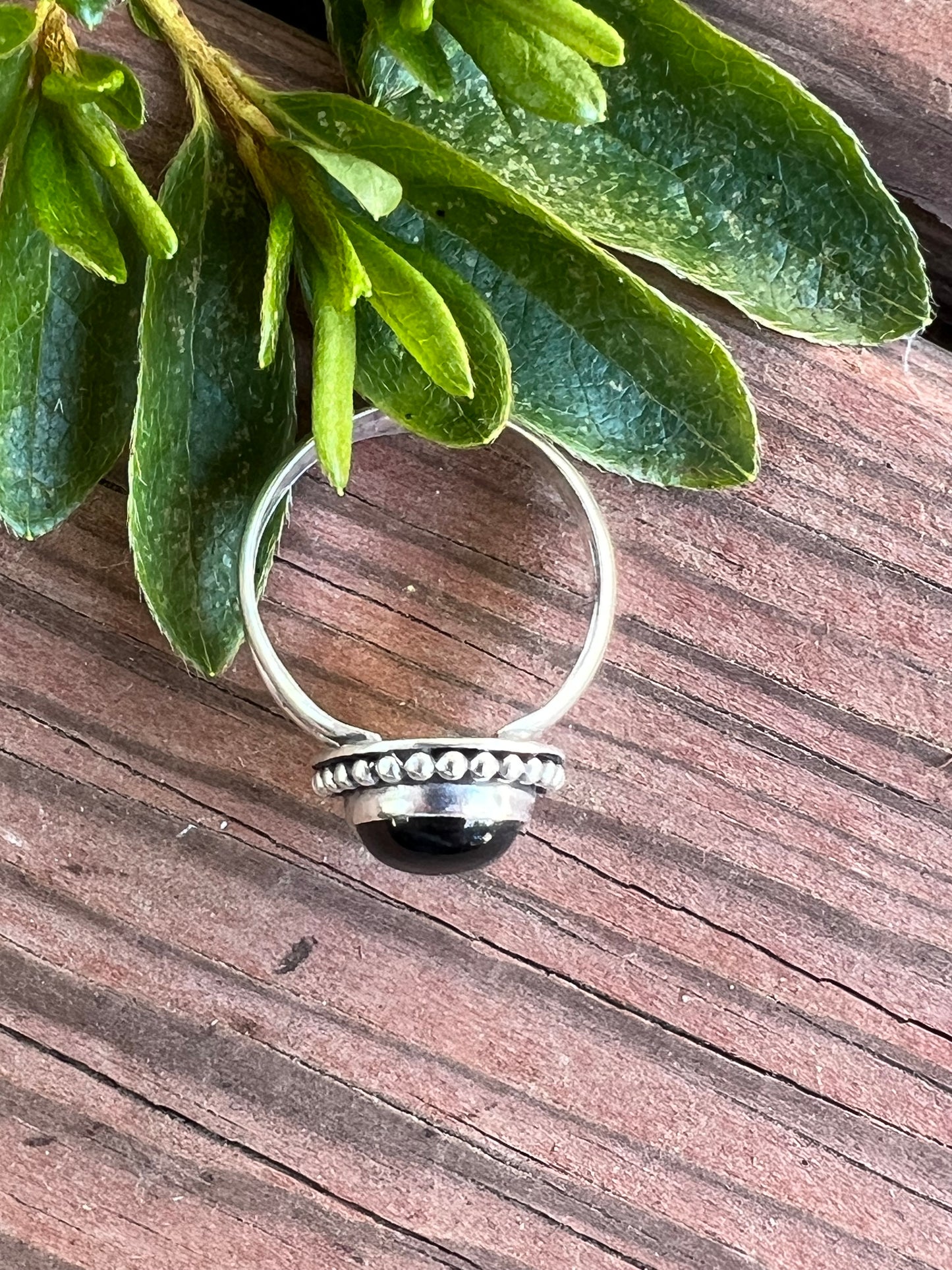 Sterling Silver and Black Onyx Ring