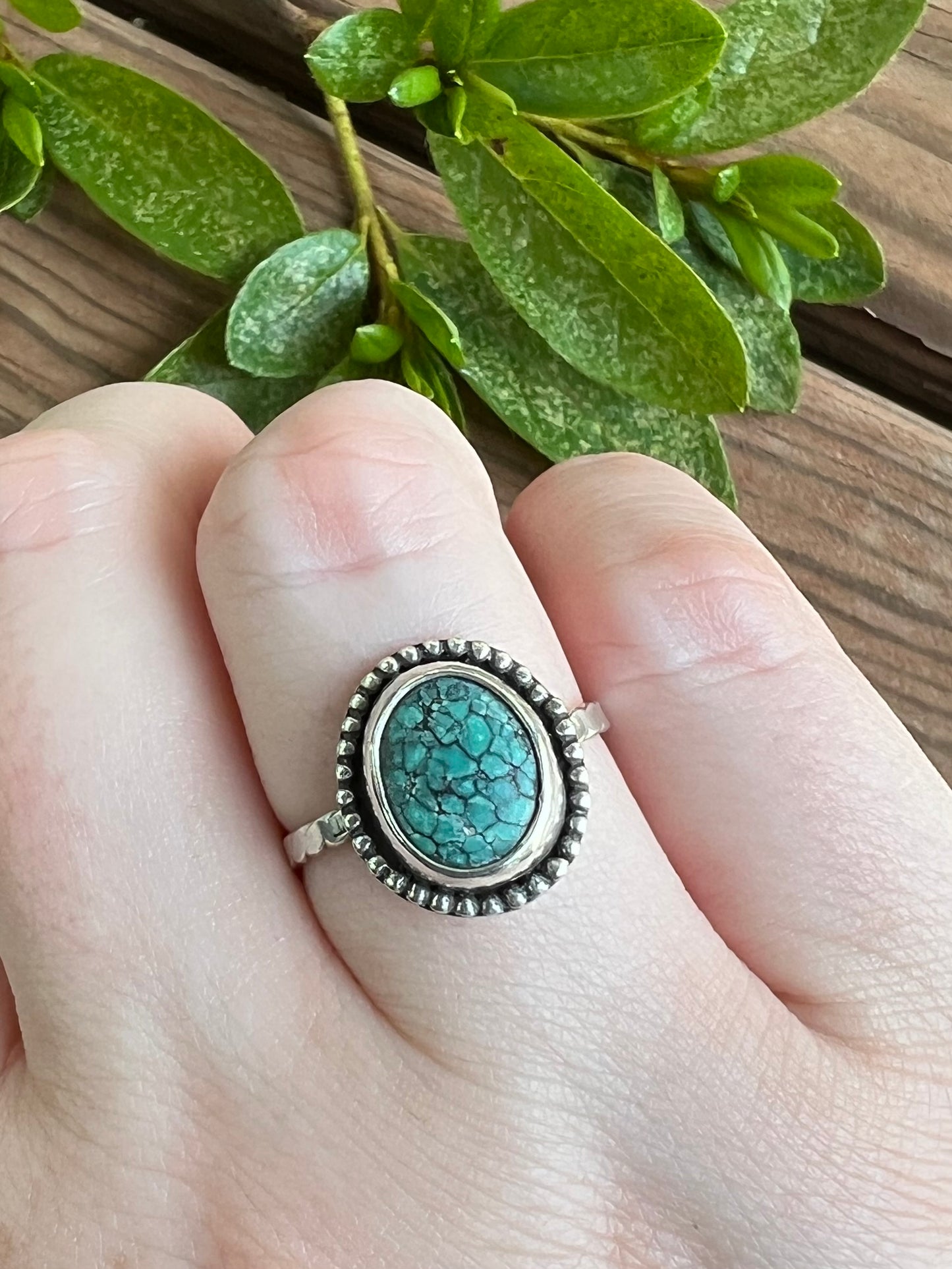 Sterling Silver and Turquoise Ring