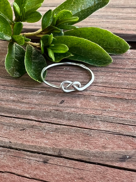 Sterling Silver Knot Ring