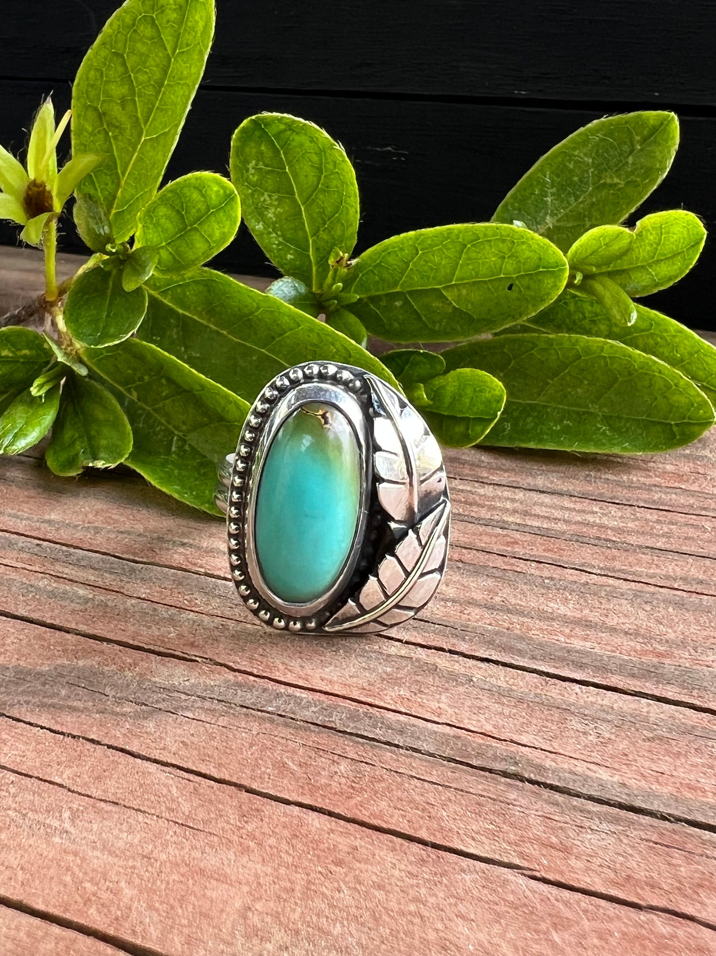 Sterling Silver and Turquoise Ring