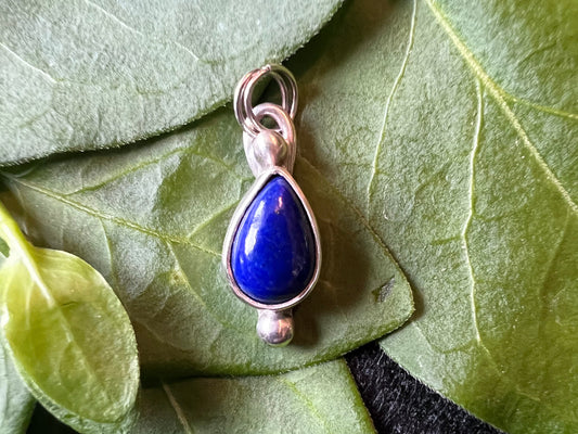 Sterling Silver and Lapis Lazuli Pendant