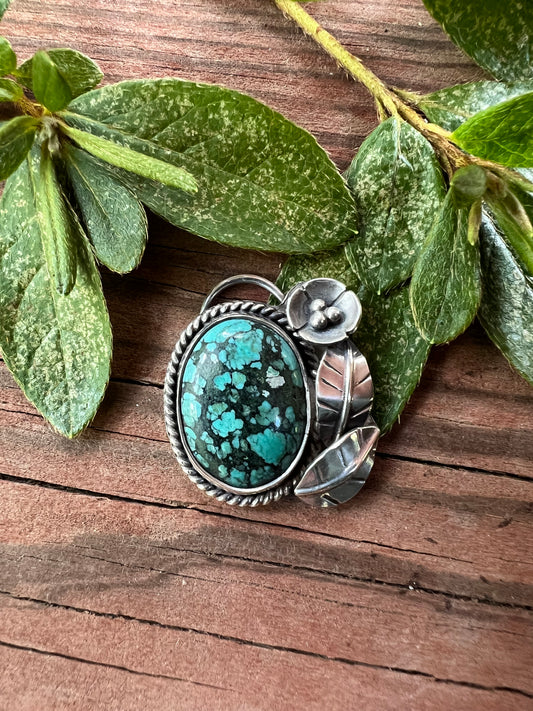 Sterling Silver and Turquoise Pendant