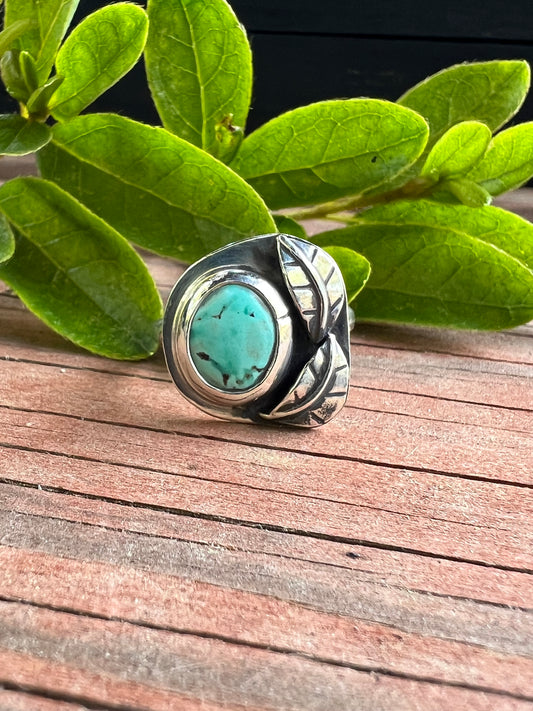 Sterling Silver and Turquoise Ring