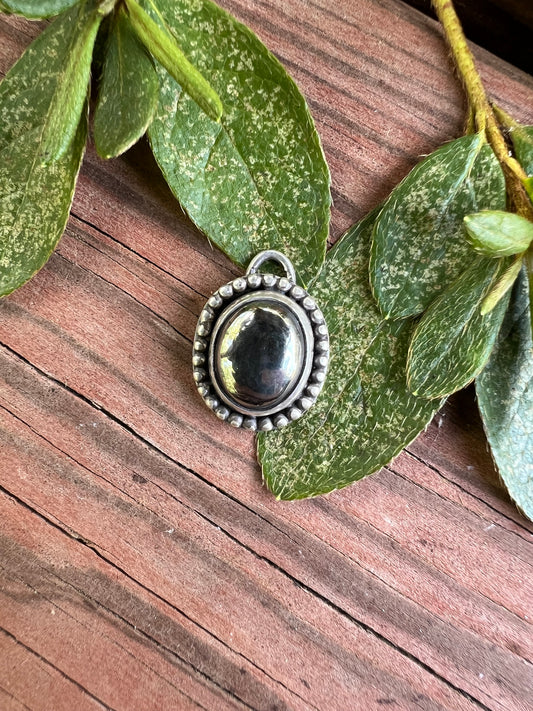 Sterling Silver and Pyrite Pendant