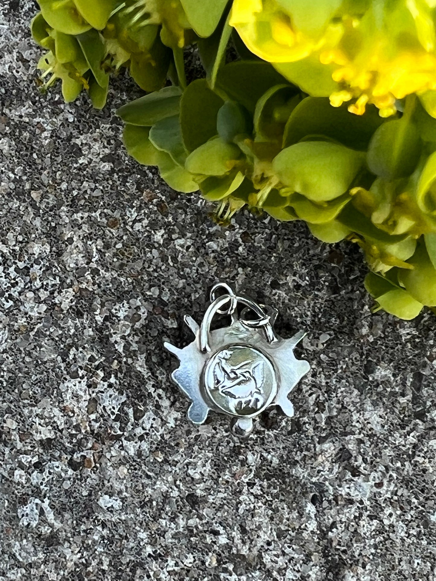 Sterling Silver and Black Onyx Evil Eye Pendant