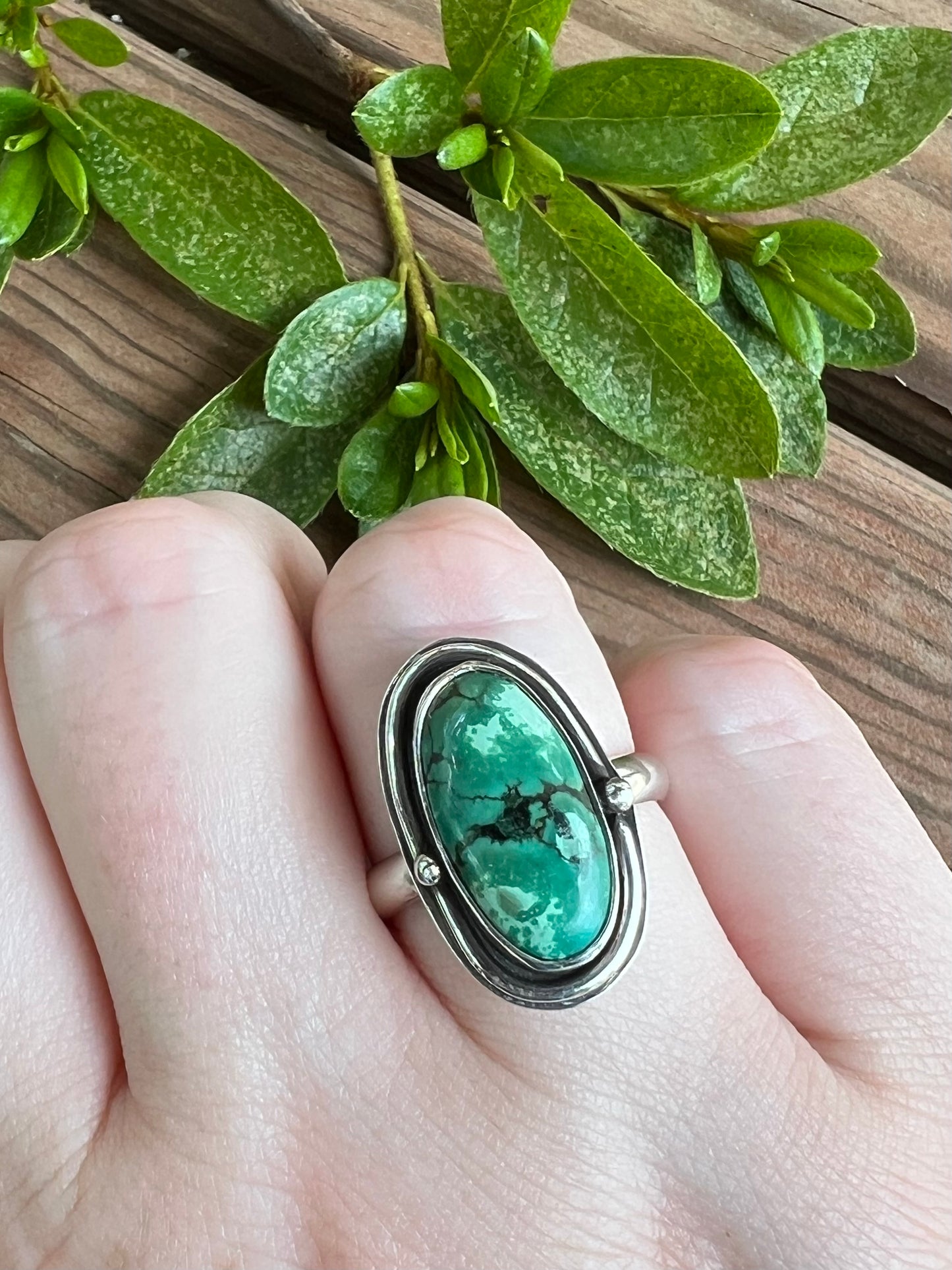 Sterling Silver and Turquoise Ring
