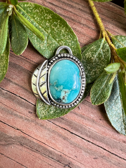 Sterling Silver and Turquoise Pendant
