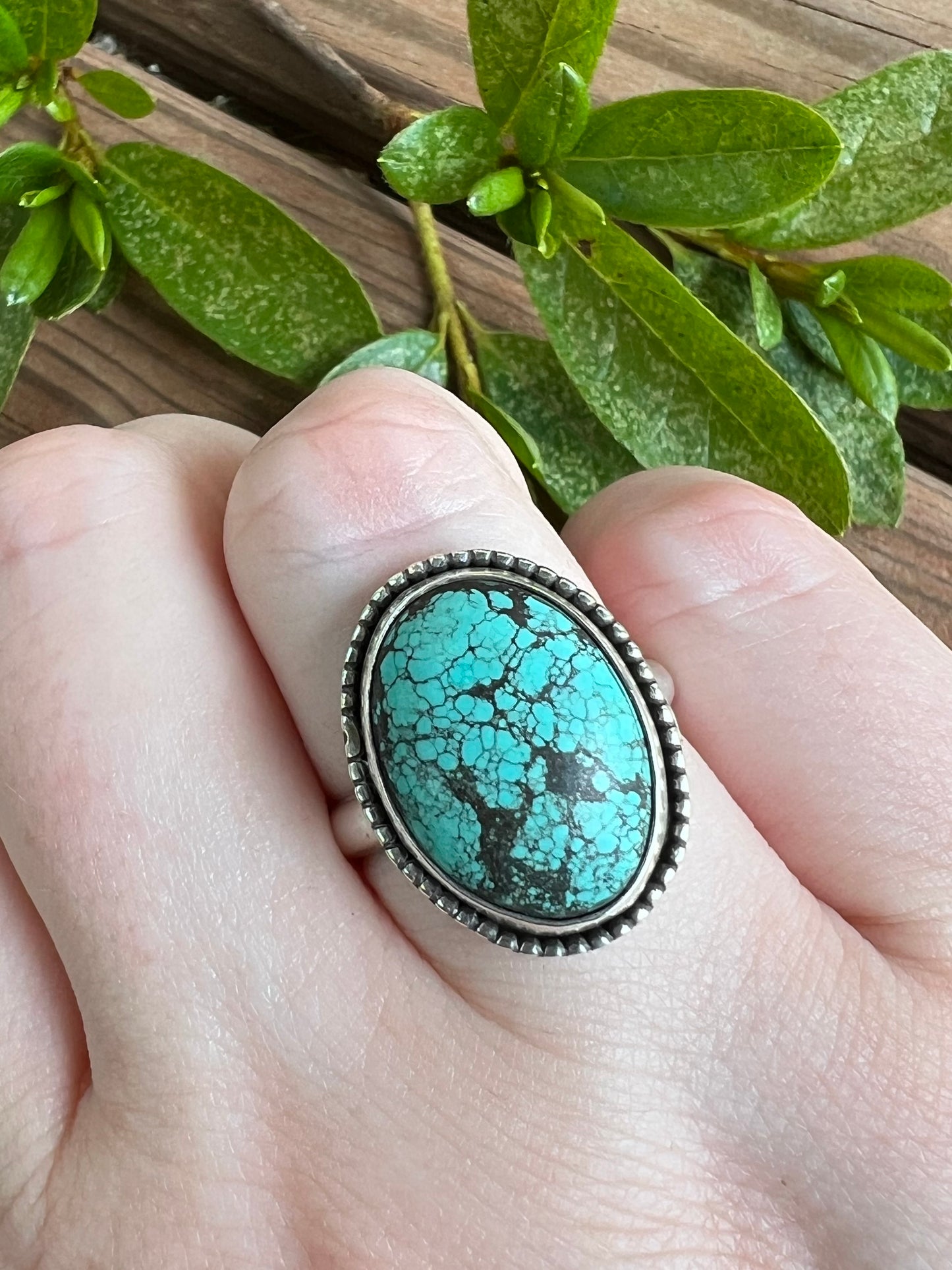 Sterling Silver and Turquoise Ring