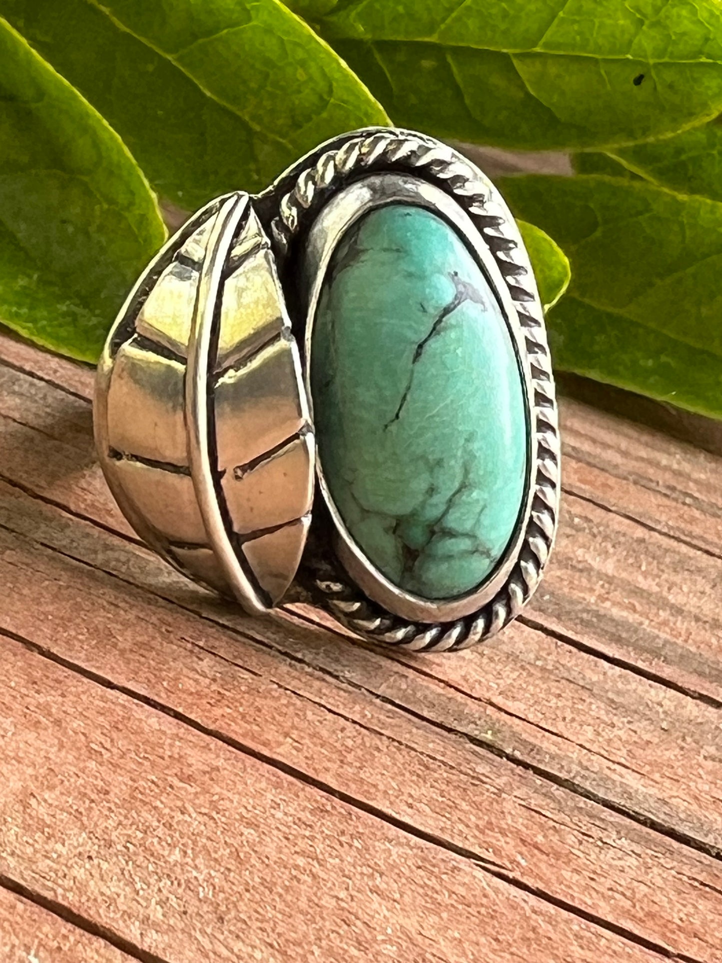 Sterling Silver and Turquoise Ring