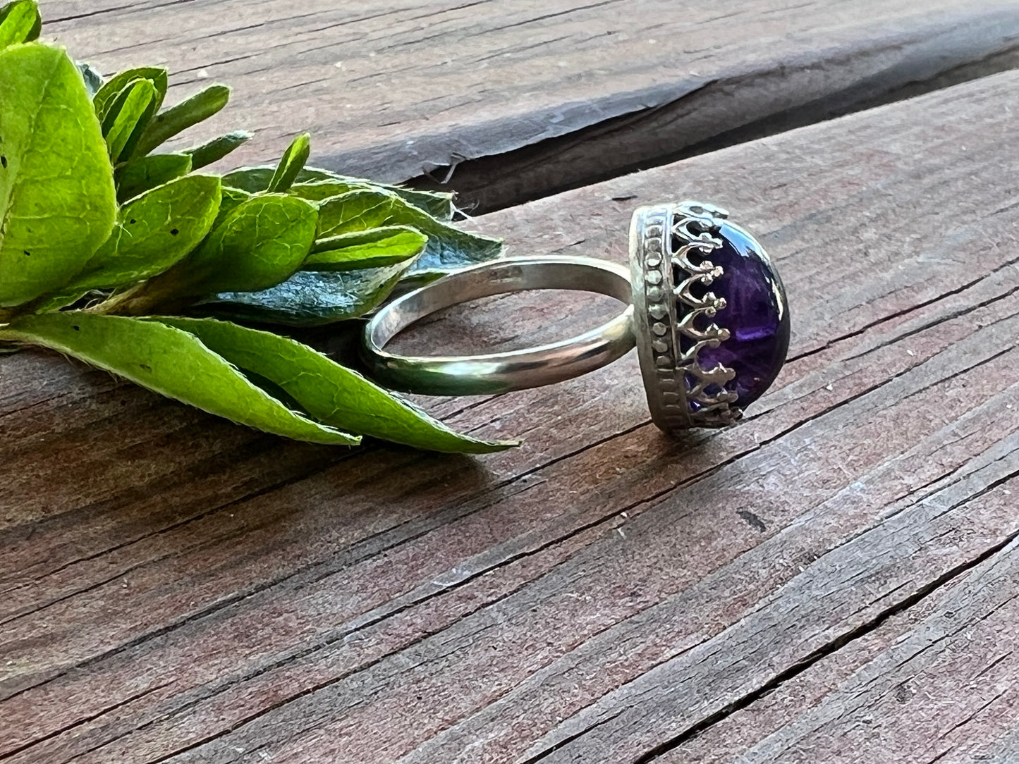 Sterling Silver and Amethyst Ring