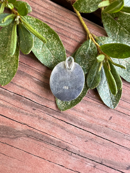 Sterling Silver and Amethyst Pendant
