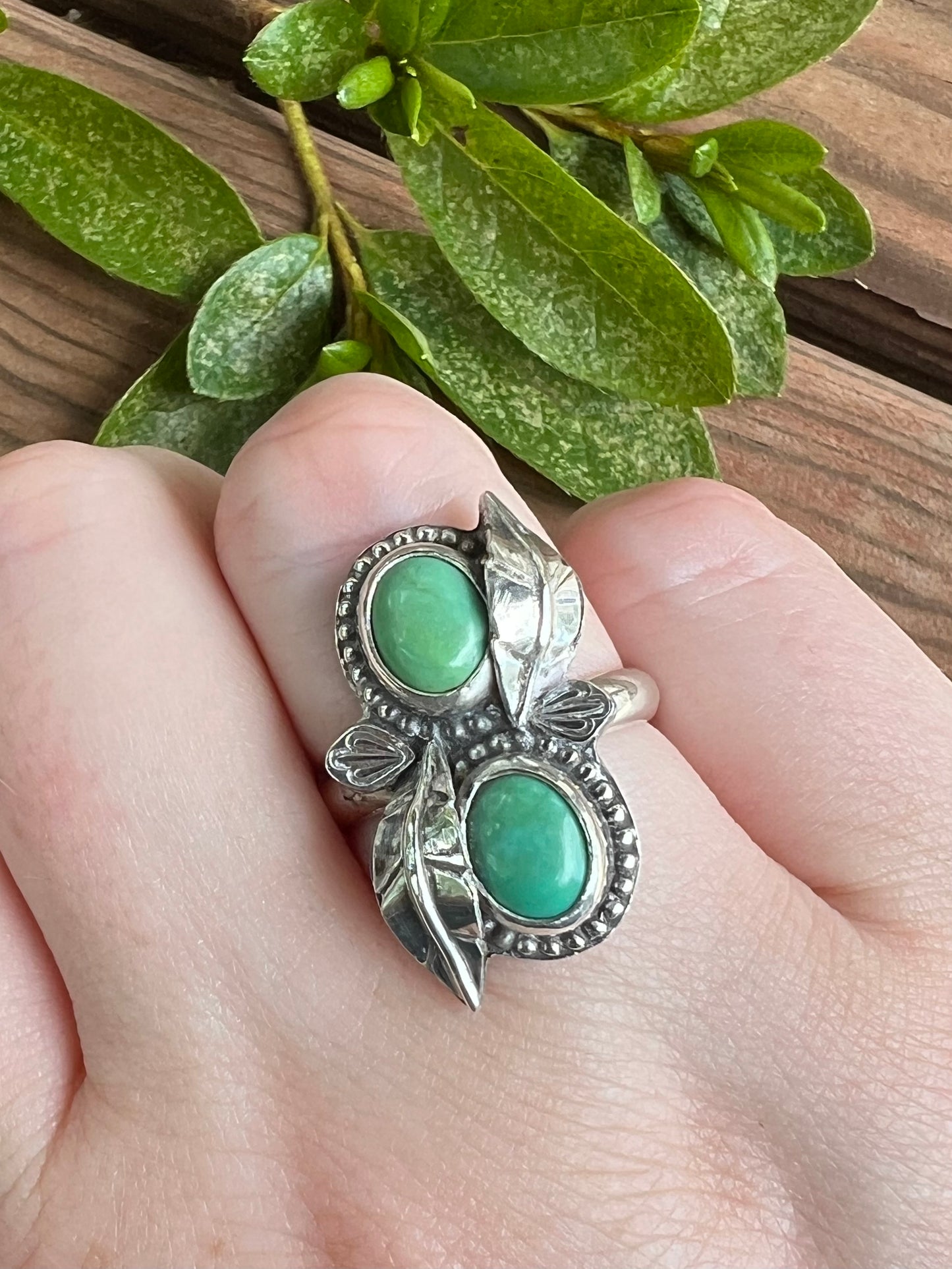 Sterling Silver and Turquoise Ring