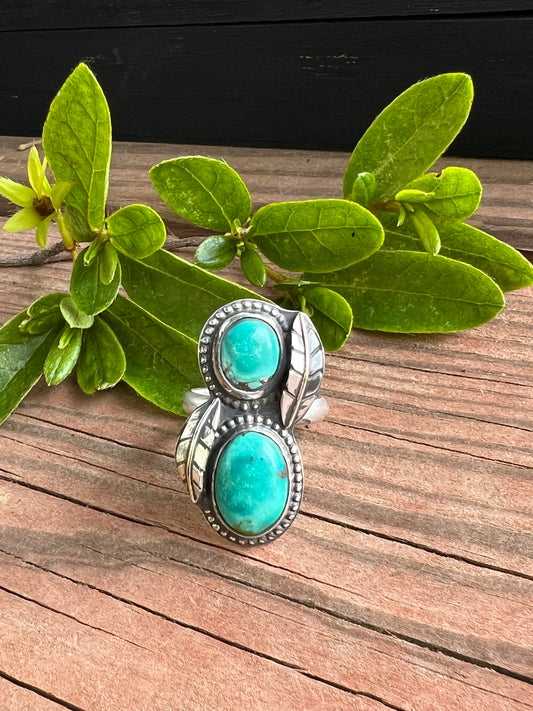 Sterling Silver and Turquoise Ring