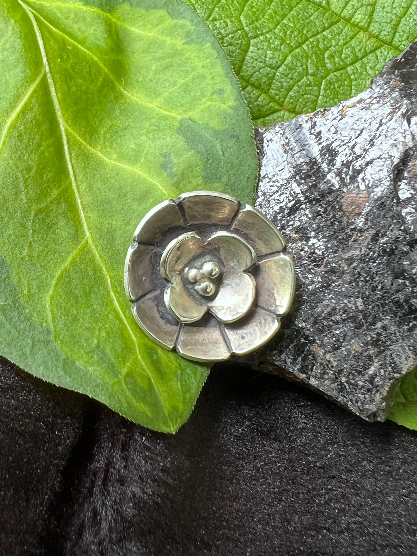 Sterling Silver Flower Pendant