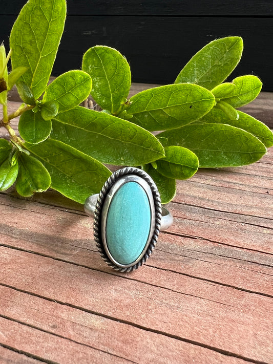 Sterling Silver and Turquoise Ring