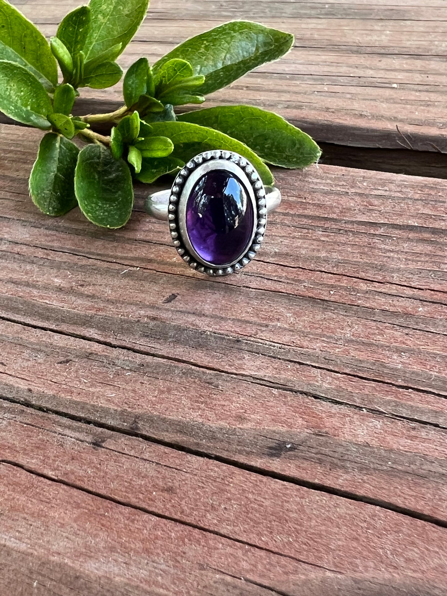 Sterling Silver and Amethyst Ring