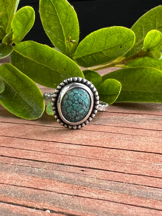 Sterling Silver and Turquoise Ring