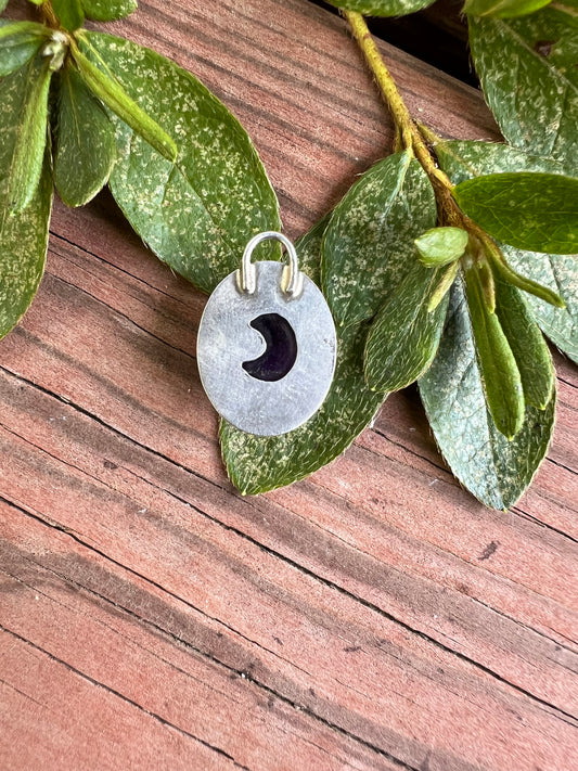 Sterling Silver and Amethyst Pendant
