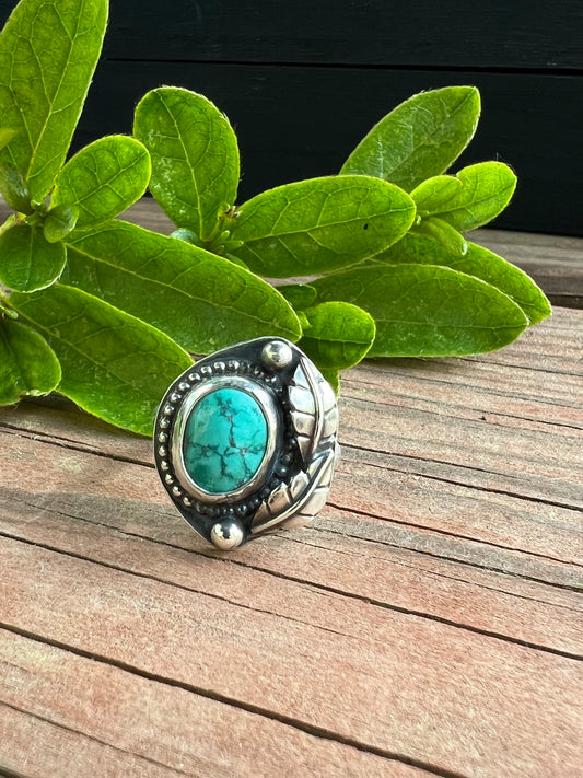Sterling Silver and Turquoise Ring