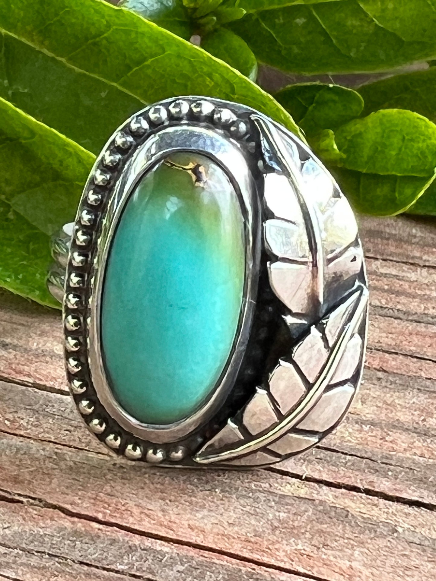 Sterling Silver and Turquoise Ring