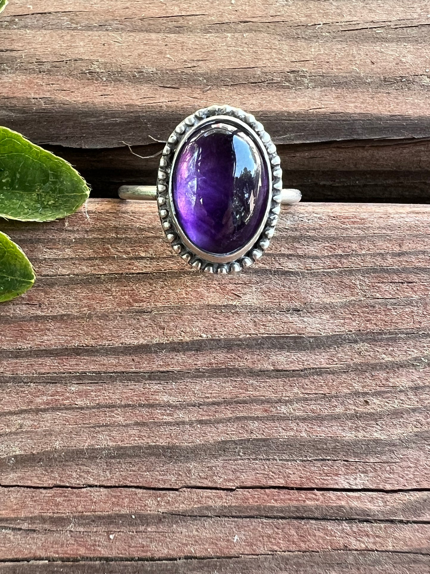 Sterling Silver and Amethyst Ring