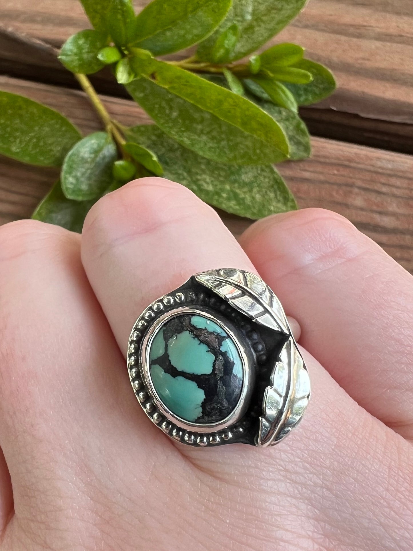 Sterling Silver and Turquoise Ring