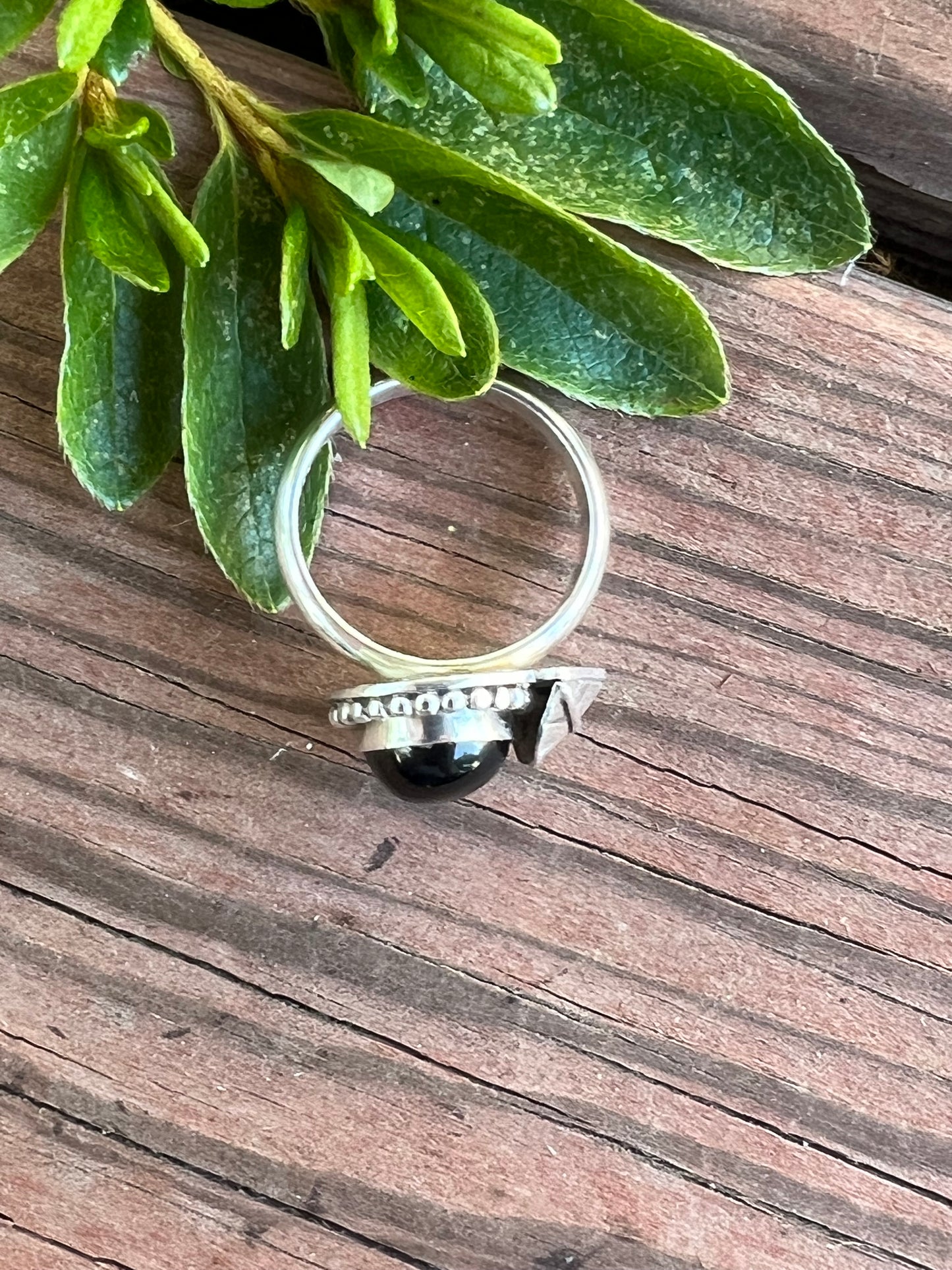 Sterling Silver and Black Onyx Ring