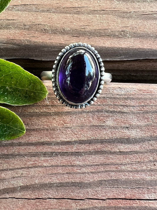Sterling Silver and Amethyst Ring