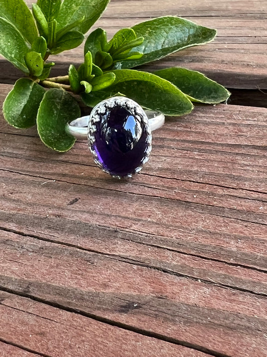 Sterling Silver and Amethyst Ring