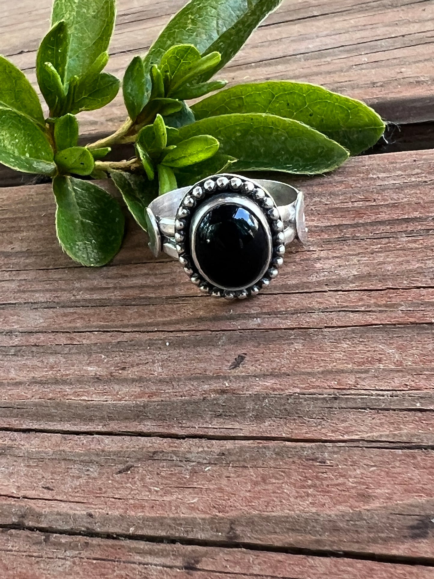Sterling Silver and Black Onyx Ring