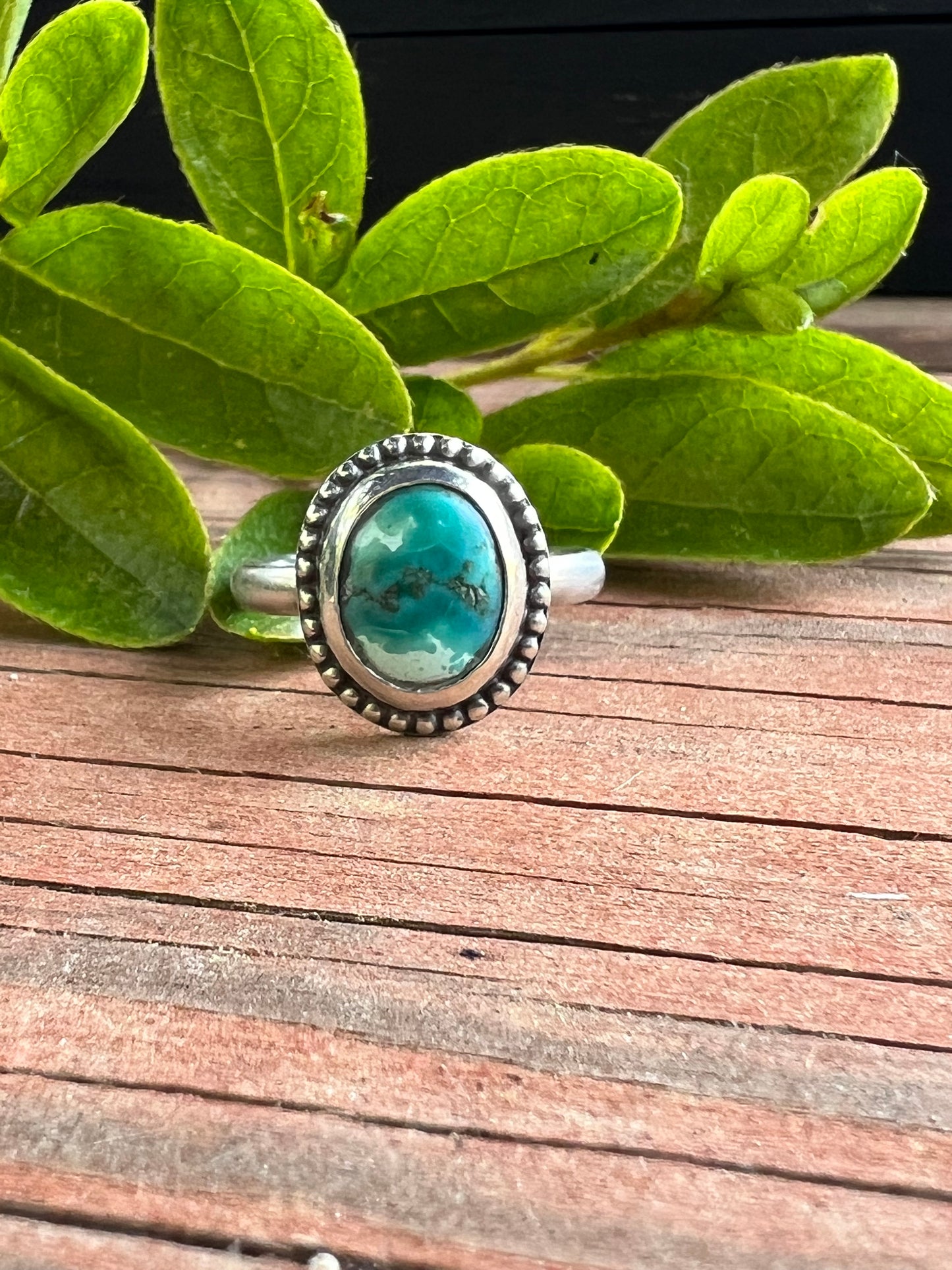 Sterling Silver and Turquoise Ring