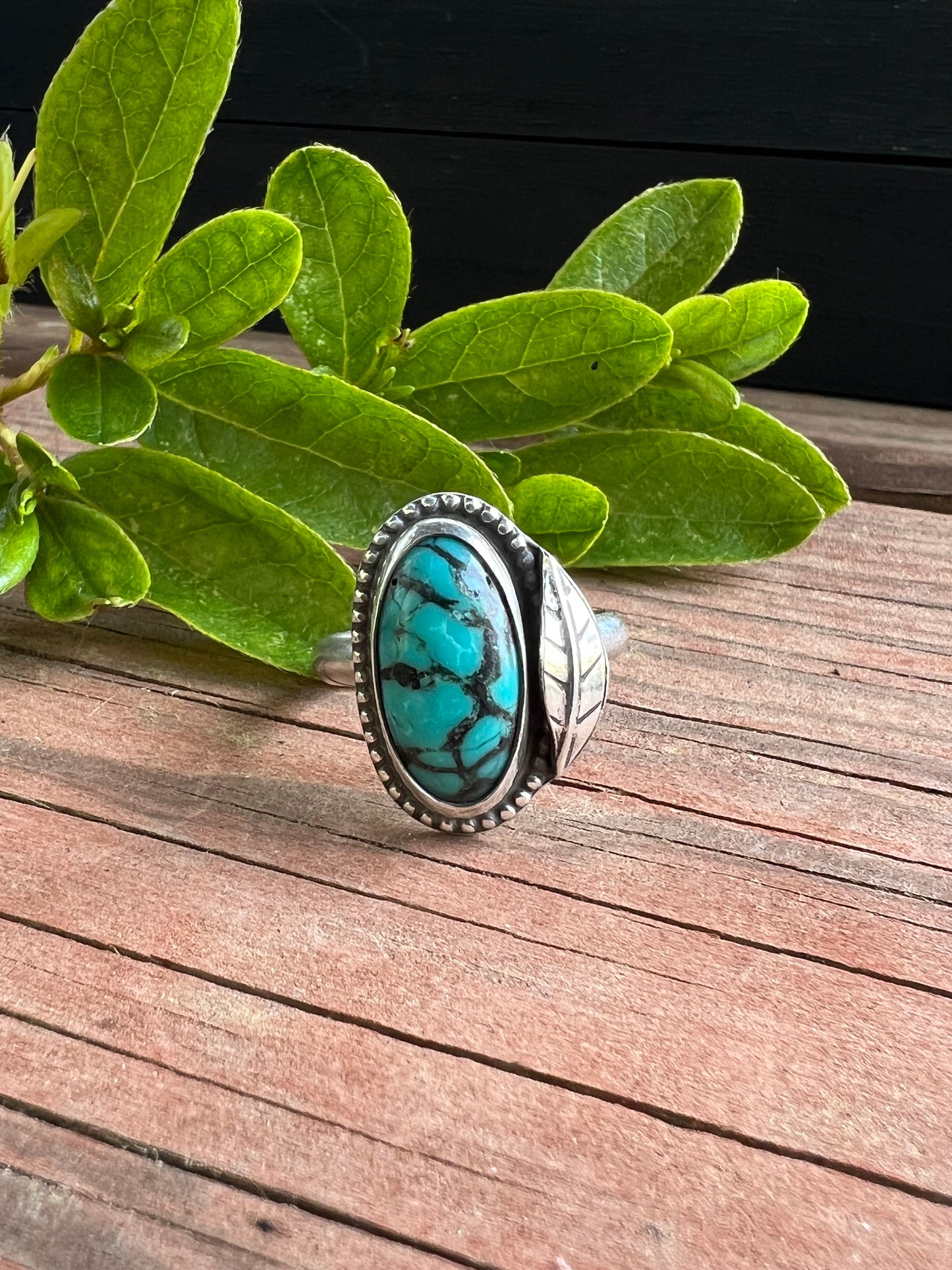 Sterling Silver and Turquoise Ring