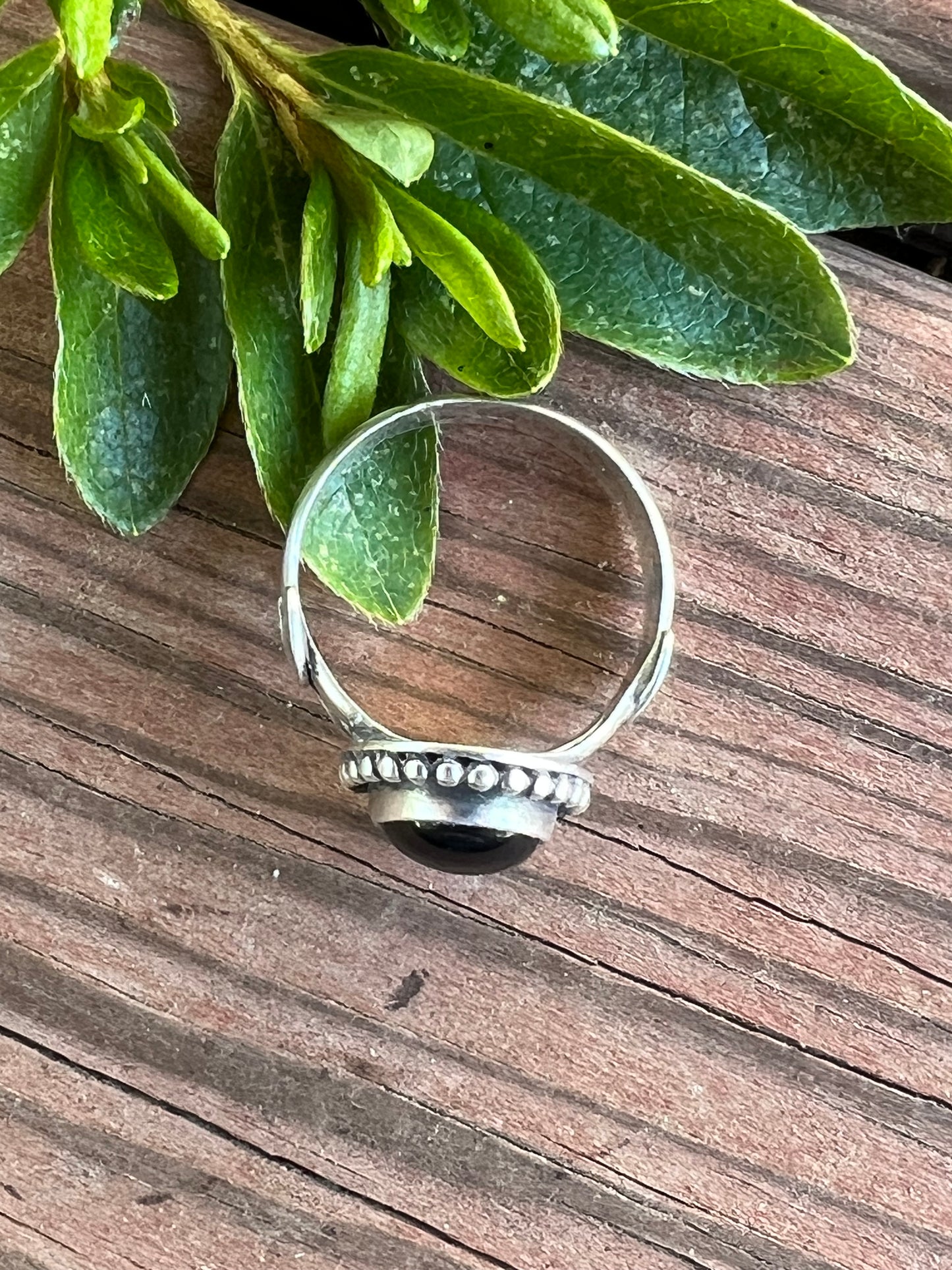 Sterling Silver and Black Onyx Ring