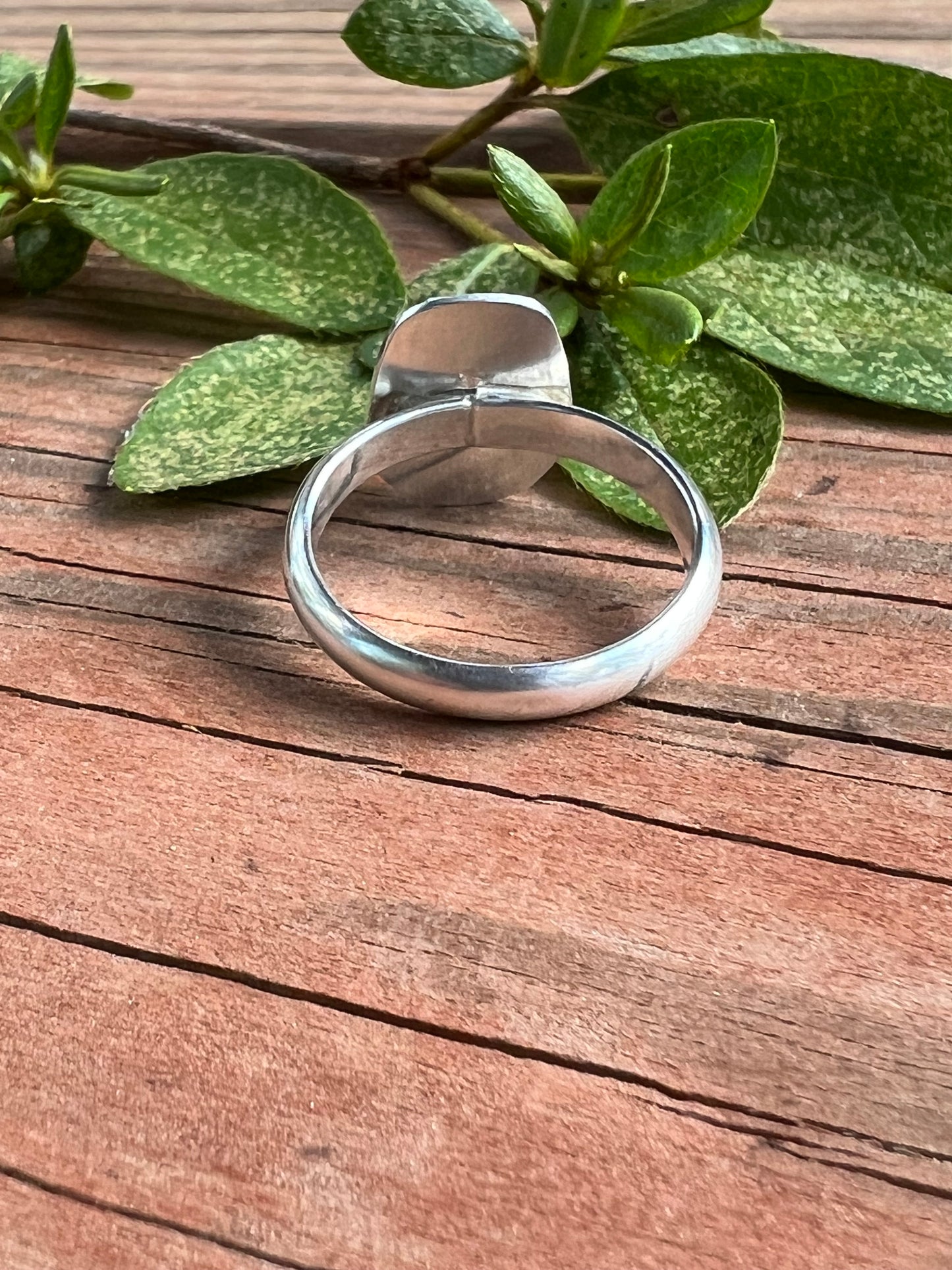 Sterling Silver and Black Onyx Coffin Ring