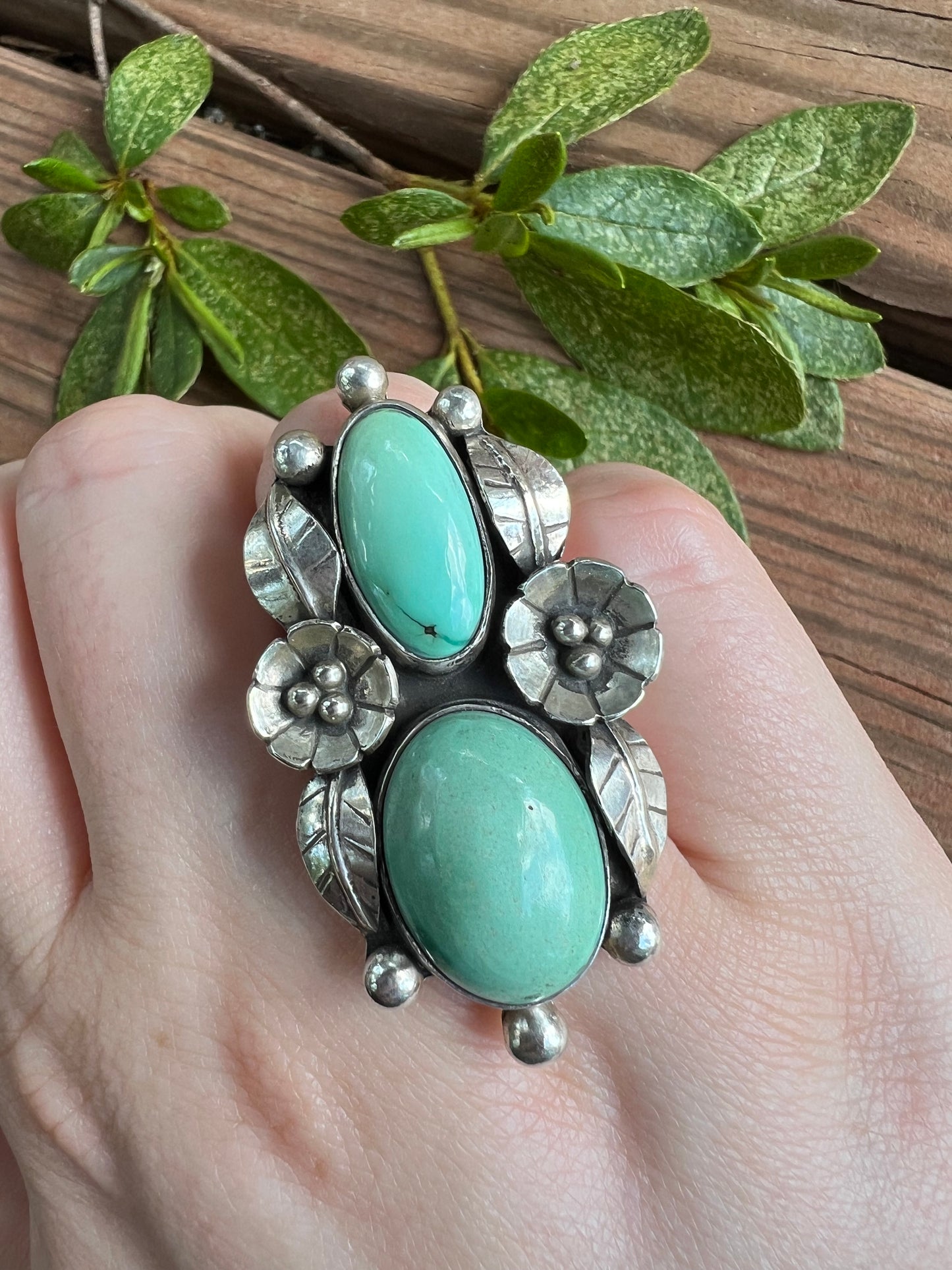 Sterling Silver and Turquoise Ring